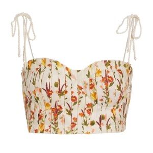 NWT AGUA Moringa Linen Corset